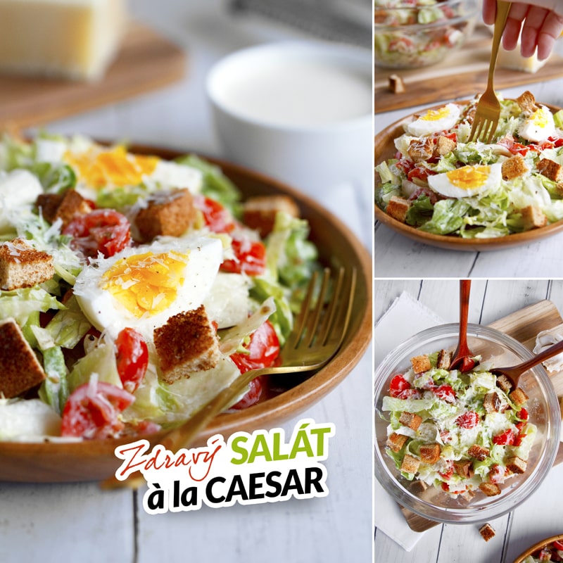 Fit salát Cezar - recept Bajola