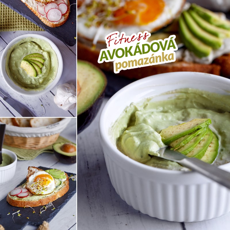 Fit avokádová pomazánka - recept Bajola