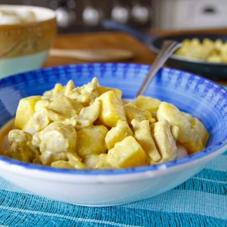 Fitness kuřecí maso na kari a ananasu - recept Bajola