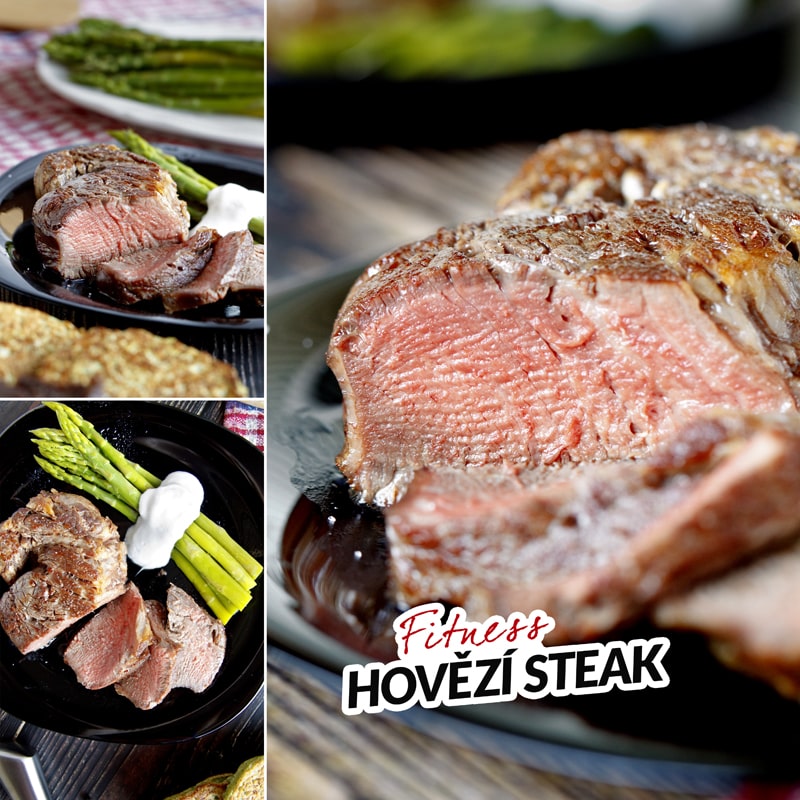Zdravý hovězí steak - návod - recept