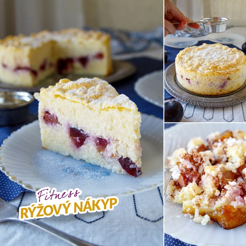 Zdravý rýžový nákyp se švestkami - recept Bajola