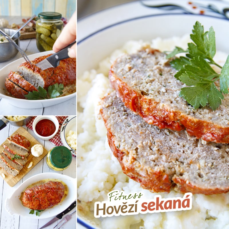 Fit hovězí sekaná recept Bajola