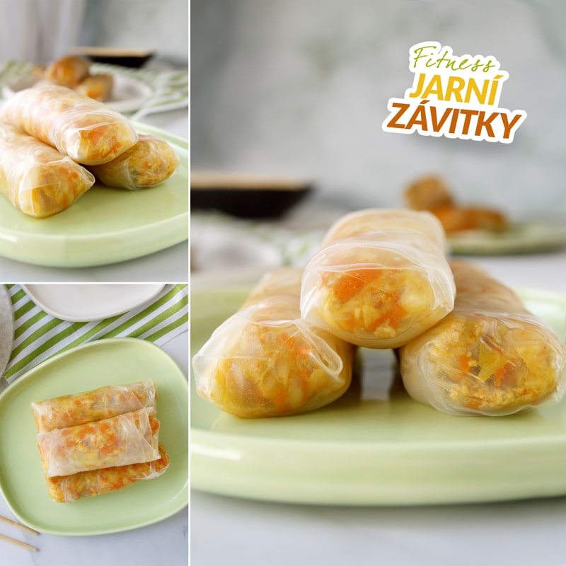 Zdravé vietnamské jarní závitky nesmažené - recept Bajola