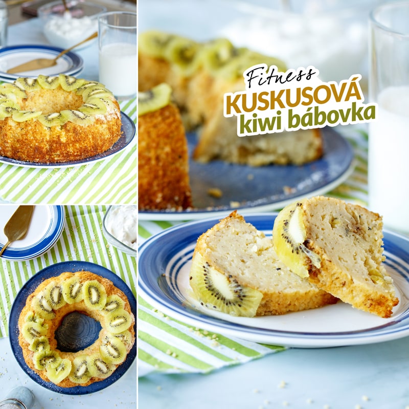 Fit bábovka kuskus kiwi - recept Bajola