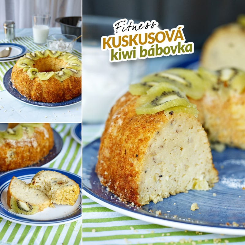 Fitness kuskusová kiwi bábovka - recept Bajola