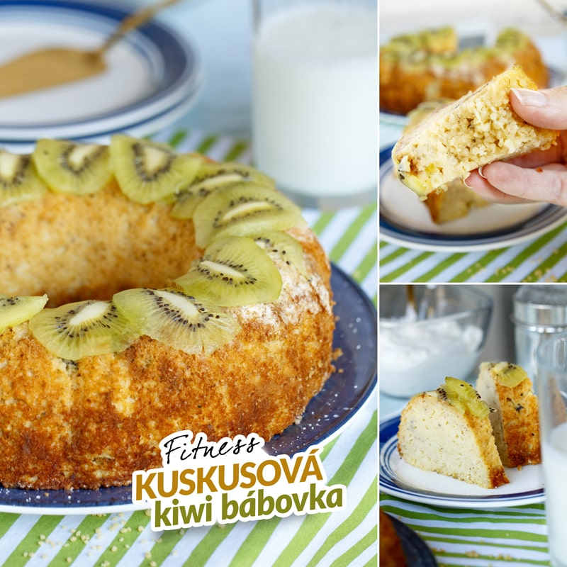 Zdravá kuskusová kiwi bábovka - recept Bajola