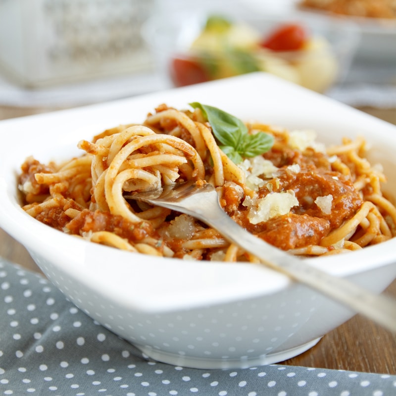 Fitness bolognské špagety - zdravý recept Bajola