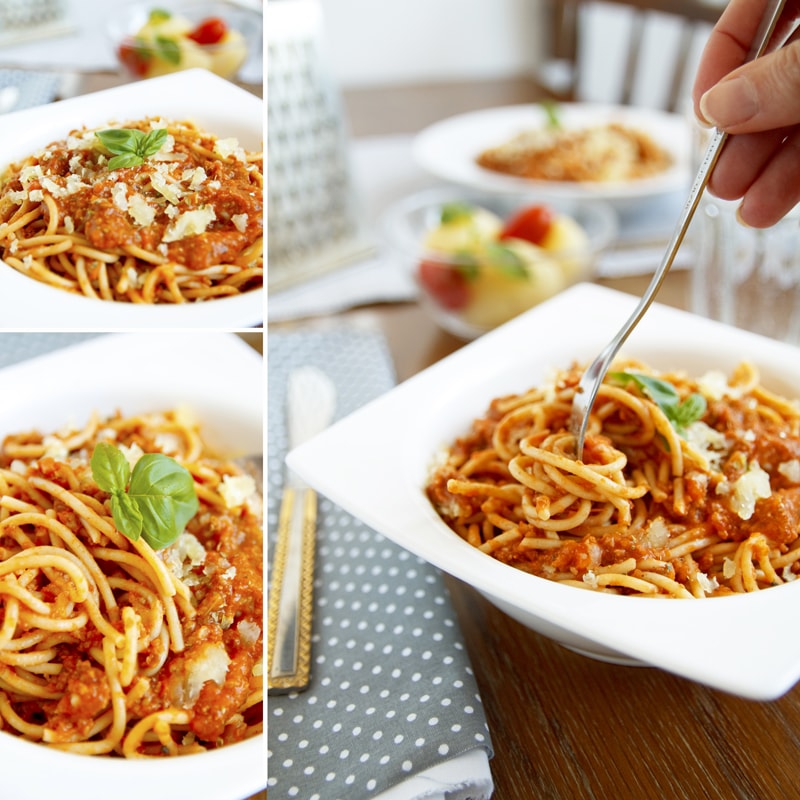 Diétne špagety s boloňskou omáčkou - recept Bajola