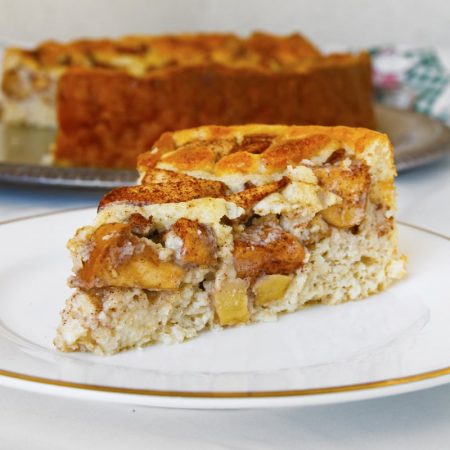 Fitness ovesný jablkový koláč - zdravý recept Bajola