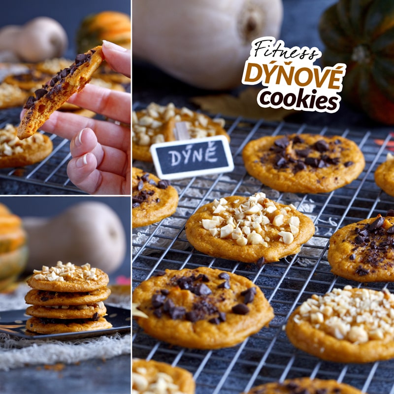 Fit dýňové cookies sušenky - recept Bajola