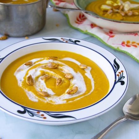 Fit dýňovo hrachová polévka - recept Bajola