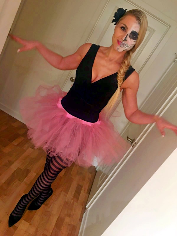 Halloween - kostým mrtvá baletka Bajola