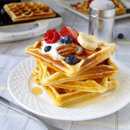 Fitness jogurtové vafle - recept Bajola