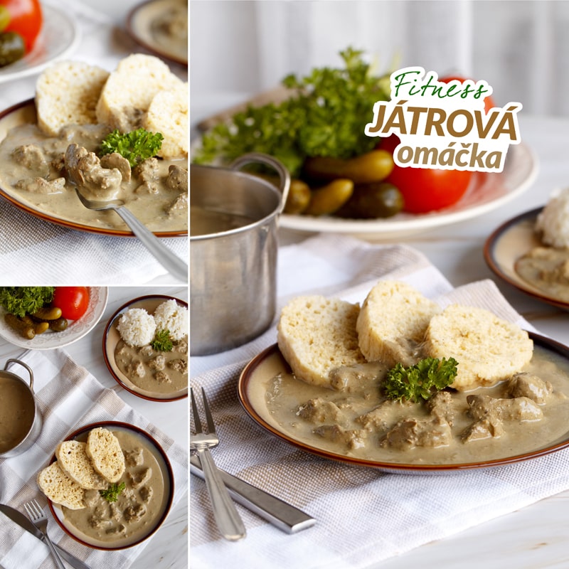 Fit játrová omáčka - recept Bajola