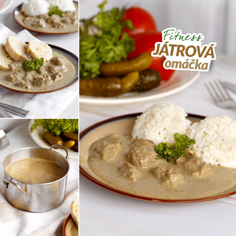 Zdravá játrová omáčka - recept Bajola