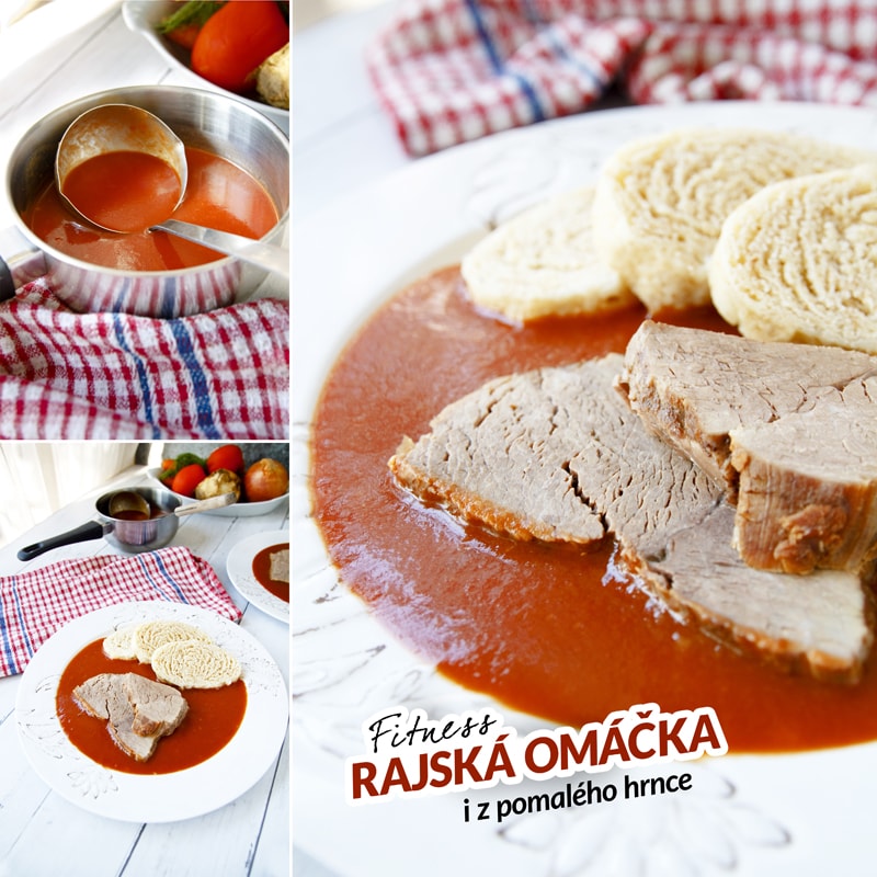 Fit rajská omáčka - recept i pro pomalý hrnec