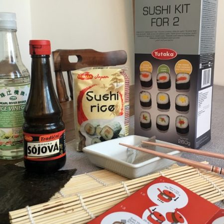 Potřeby pro domácí výrobu sushi