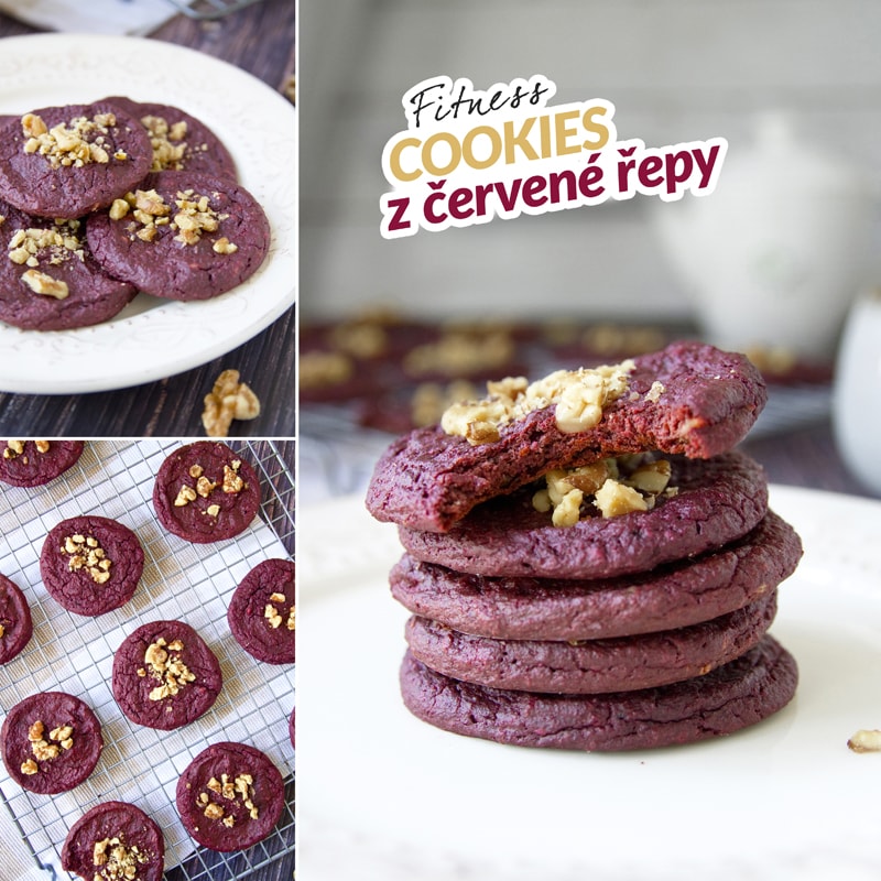 Fitness cookies z červené řepy - zdravý recept | BAJOLA » Fit bez diet