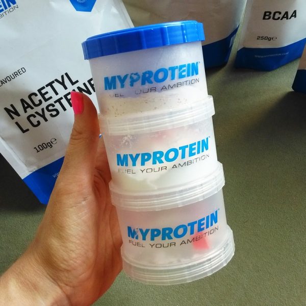 Nádobky na protein MyProtein