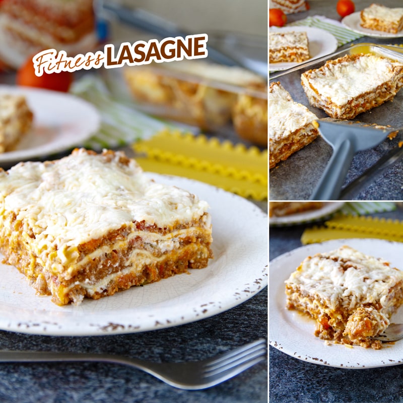 Zdravé fitness lasagne - recept Bajola