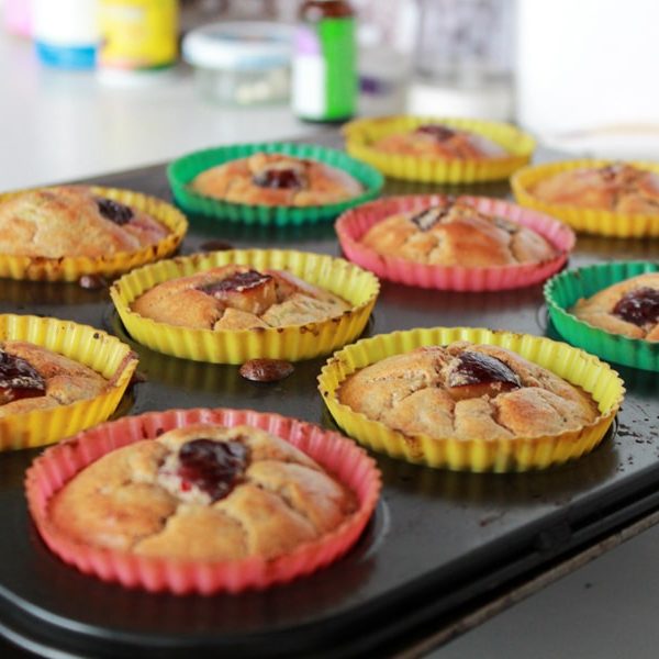 Fitness cuketové muffiny se švestkami - zdravý recept