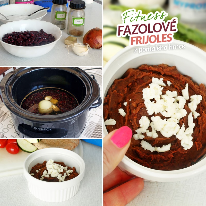 Fitness fazolové frijoles z pomalého hrnce - zdravý recept Bajola