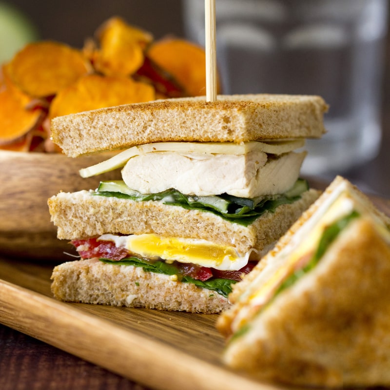 Fitness club sandwich po Pohlreichovsku - zdravý recept | BAJOLA » Fit ...