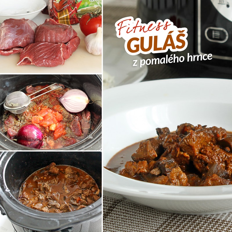 Fitness guláš z pomalého hrnce - zdravý recept Bajola Fitness guláš z pomalého hrnce - zdravý recept Bajola