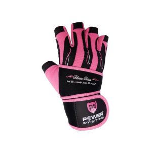 Dámské fitness rukavice power system růžové