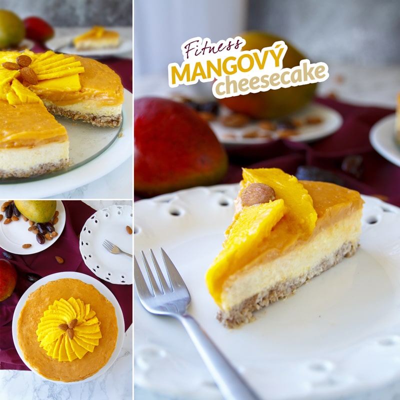 Fit mangový cheesecake - recept Bajola