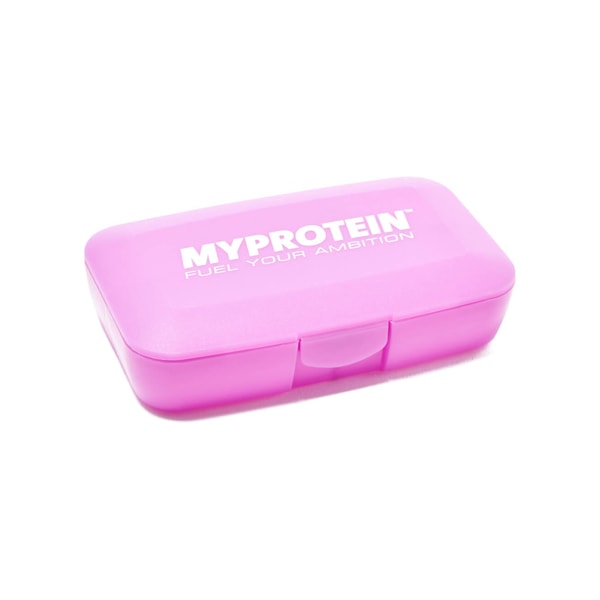 Krabička na tablety a vitamíny MyProtein růžová