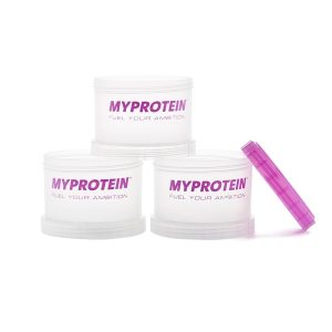 Nádobky na protein a BCAA MyProtein růžové