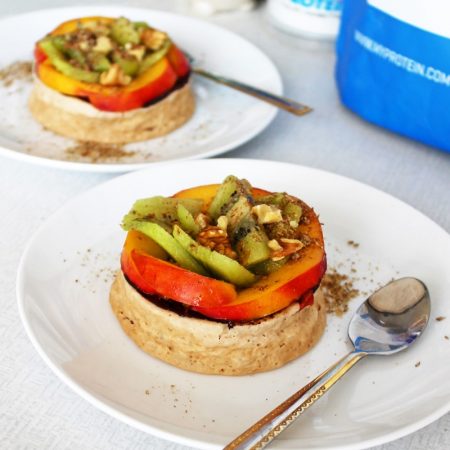 Fitness tvarohový minidortík zdravý recept Bajola