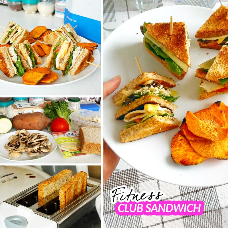 Fitness Club Sandwich podle Pohlreicha - recept Bajola Fitness Club Sandwich podle Pohlreicha - recept Bajola