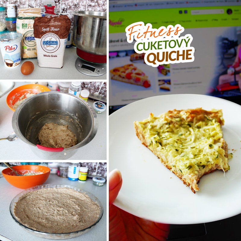 Fitness cuketový quiche - zdravý recept Bajola