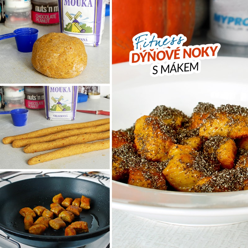 Fitness dýňové noky s mákem - recept Bajola Fitness dýňové noky s mákem - recept Bajola
