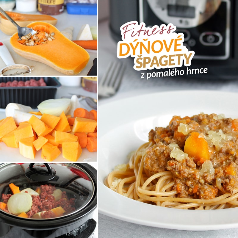 Fitness dýňová omáčka ala Bolognese z pomalého hrnce - zdravý recept Bajola