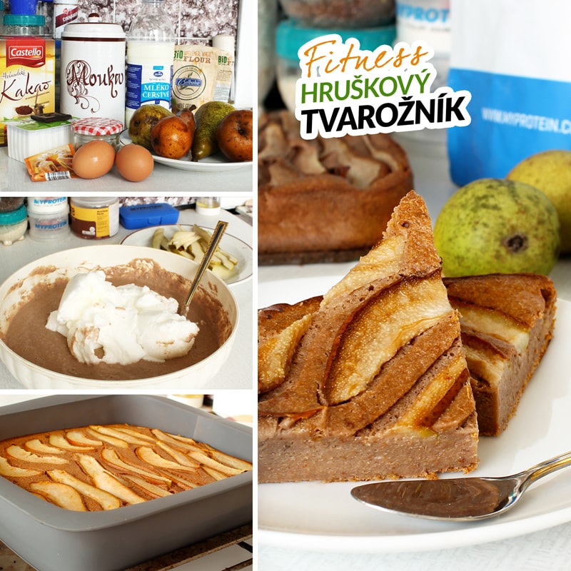 Fitness hruškový tvarožník - recept Bajola