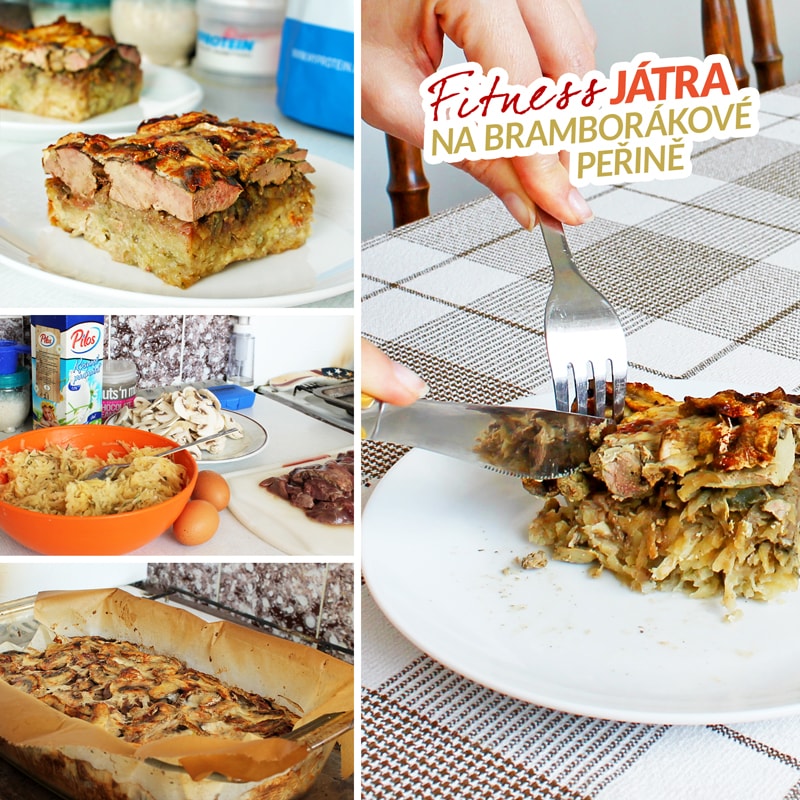 Fitness játra na bramborákové peřině - recept Bajola