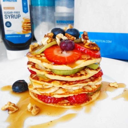 Fitness jogurtové lívance recept Bajola