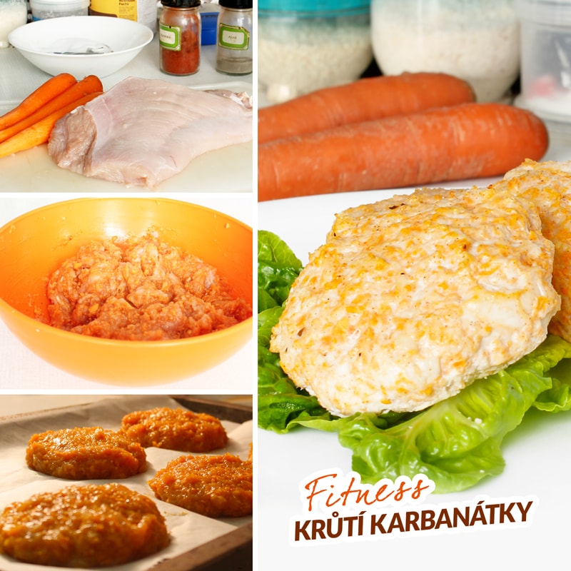 Fitness krůtí karbanátky - recept Bajola Fitness krůtí karbanátky - recept Bajola