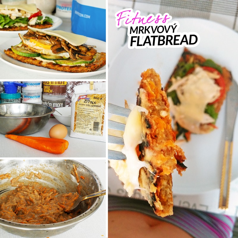 Fitness mrkvový flatbread - recept Bajola