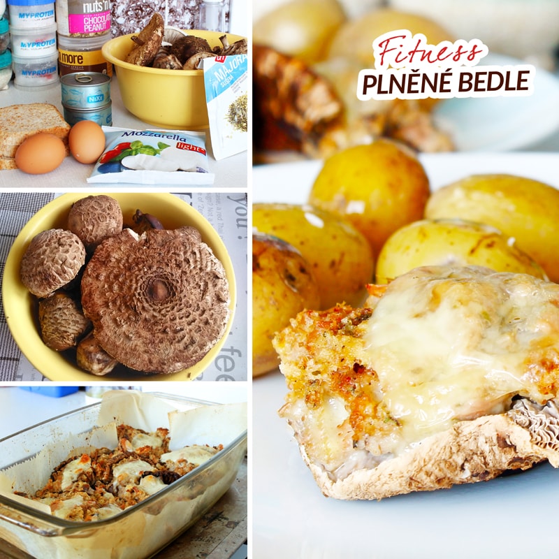 Fitness plněné bedle - zdravý recept Bajola