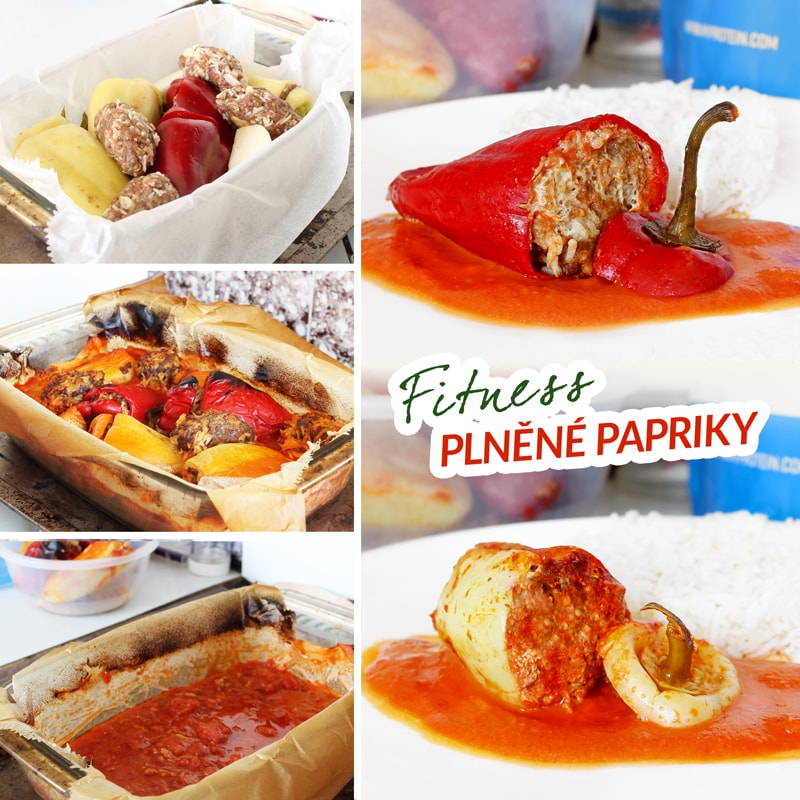 Fitness plněné papriky - zdravý recept Bajola Fitness plněné papriky - zdravý recept Bajola
