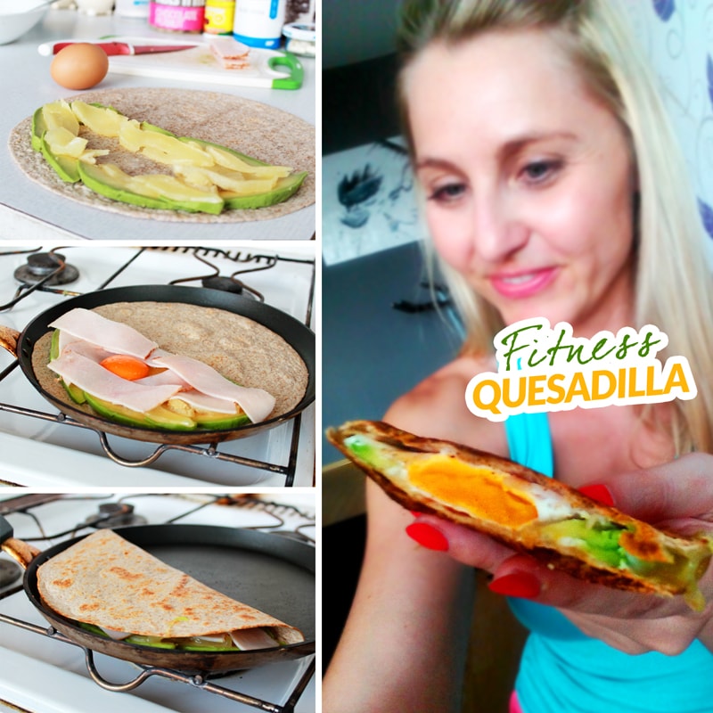 Fitness quesadilla zdravý recept Bajola Fitness quesadilla zdravý recept Bajola
