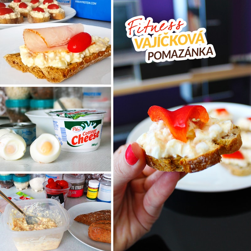 Vajíčková fitness pomazánka s tuňákem - recept Bajola Vajíčková fitness pomazánka s tuňákem - recept Bajola
