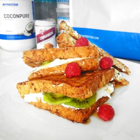 Fitness francouzské toasty - zdravý recept Bajola