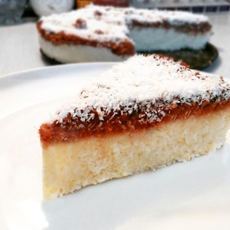Kokosový dort - fitness zdravý recept Bajola