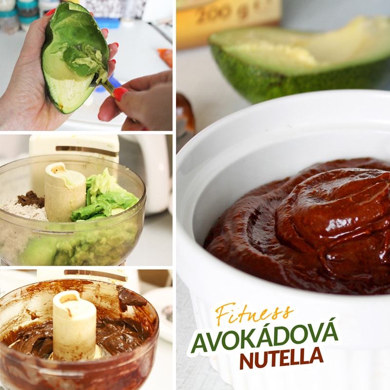 Fitness avokádová nutella