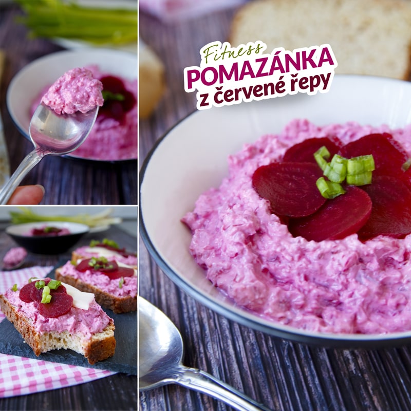 Fitness pomazánka z červené řepy - recept Bajola